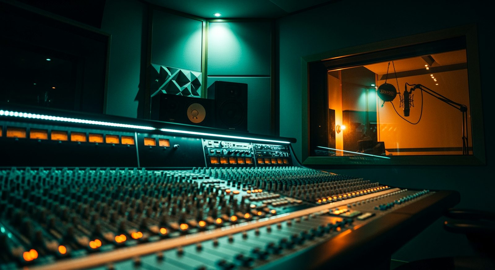 داخل الاستوديو